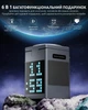 Беспроводная зарядка magsafe док станция 3 в 1 зарядная магнитная QINETIQ S5 23W подставка держатель для apple айфона часов наушников телефона быстрая на айфон iphone airpods iwatch эпл вотч с часами экраном и колонкой Black + адаптер - изображение 3