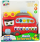 Pianinko interaktywne Lean Toys Straż Pożarna Czerwone 11706 (5905214973650) - obraz 1