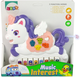 Pianinko interaktywne Lean Toys Jednorożec Białe 11711 (5905214973698) - obraz 1