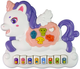 Pianinko interaktywne Lean Toys Jednorożec Białe 11711 (5905214973698) - obraz 3