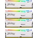 Модуль пам'яті для комп'ютера DDR5 128GB (4x32GB) 5600 MHz FURY Beast RGB White Kingston Fury (ex.HyperX) (KF556C40BWAK4-128) - изображение 1