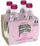 Упаковка газированной воды Maison Perrier Raspberry-Rose 0.33 л х 4 шт (8445291613669) - изображение 1