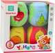 Zestaw miękkich piłeczek dla malucha LEAN Toys Owoce 4 szt 24355 (5905991054832) - obraz 1