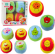 Zestaw miękkich piłeczek dla malucha LEAN Toys Owoce 4 szt 24355 (5905991054832) - obraz 2