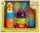 Sorter-piramidka edukacyjny dla dziecka LEAN Toys Zbuduj wieżę 5367 (5905323218703) - obraz 1
