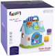 Sorter-domek edukacyjny LEAN Toys z klockami Różowy 15200 (5905515355858) - obraz 1