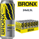 Упаковка слабоалкогольного энергетического напитка BRONX 8% 0.5 л х 24 шт (4820193032390) - изображение 1