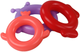 Piramidka z układankami LEAN Toys Żyrafa 8 kółek Kolorowa 17540 (5905991003892) - obraz 5