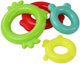 Piramidka z układankami LEAN Toys Żyrafa 13 kółek Kolorowa 17542 (5905991003915) - obraz 5