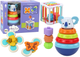 Розвиваюча сенсорна іграшка LEAN Toys Коала з вежею, кубиками, кубиком та дзиґою 17700 (5905991005506) - зображення 2