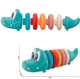 Piramidka miękka edukacyjna LEAN Toys Krokodyl 20458 (5905991027454) - obraz 2