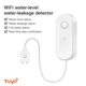 Датчик утечки воды Smart Life, беспроводной, белый - изображение 2