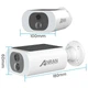 Уличная Wi-Fi IP камера ANRAN C3 2K 3MP с солнечной панелью, ночной подсветкой, датчиком движения - изображение 4