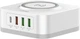 Беспроводное зарядное устройство индукционное LDNIO AW004 3 USB/Type-C QC PD 32W белый - 15 Вт + PD30W+ QC18W - изображение 2