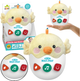 Zabawka interaktywna LEAN Toys Kurczak z dźwiękami i światłami Żółta 24730 (5905991057802) - obraz 2