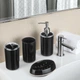 Набор для ванной Bath Series Глянец 4 предмета Акрил (12210) Черный - изображение 2