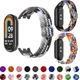Ремешок тканевый Braided Loop MRK для фитнес браслета Xiaomi Mi Band 8/9/10 с металлическим регулятором длины Красный с черным (mrk6420) - изображение 2
