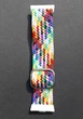 Ремешок тканевый MRK Braided Loop для фитнес браслета Mi Smart Band 8 Pro/9Pro/ Xiaomi Redmi Watch 4/5 с металичеким регулятором длины Белый Rainbow (mrk6429) - изображение 2