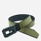 Ремень двусторонний мужской Weatro tkn-dvst-38k-0013 120 см Хаки/Черный (2685700025) - изображение 3