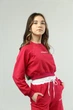 Костюм спортивний для дівчинки з брюками палаццо IRmAS 1133 146 малиновий - зображення 9