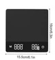 Ваги Precision LED 3 кг. для приготування кави USB (60ED12E1CDD8) - зображення 11