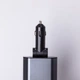 Многофункциональное автомобильное зарядное устройство 4 порта USB с выдвижными кабелями черное - изображение 4