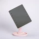Настольное косметическое зеркало Yiwu HP-10-3 прямоугольное розовое с USB-зарядкой 21х16 см зеркальце портативное для макияжа с подставкой люстро компактное с подсветкой для ванной комнаты и путешествий (HP-10-3AP) - изображение 8