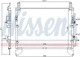 Радиатор кондиционера NISSENS 940805 SsangYong Rexton 6840008400 - изображение 1