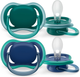 Пустушка Philips Avent Ultra Air 6-18 м SCF085/31 Синя/Темно-зелена 2 шт (8720689016513) - зображення 2