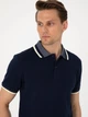 Поло длинное мужское Pierre Cardin G021SZ011-000-2248107(Lacivert) 2XL Темно-синее (8683858860044) - изображение 5