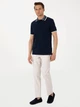 Поло длинное мужское Pierre Cardin G021SZ011-000-2248107(Lacivert) 2XL Темно-синее (8683858860044) - изображение 4
