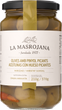 Оливки La Masrojana Гордаль с косточкой острые 370 г (8420642000220) - изображение 1