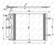 Радіатор кондиціонера NRF 35784 Nissan Note, Micra 921009U20B, 92100AY601 - зображення 2
