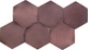 Мозаика Dune 188528 Icon Copper 28*16,2 медного цвета гексагональная - изображение 1