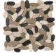 Мозаїка Dune 185913 Pebbles Light 30.5*31.5 бежева чорна - зображення 1