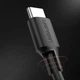 Кабель Type-C на Type-C UGREEN Cable Nickel Plating (2m, 60W, 3A, USB 2.0). Black - зображення 4