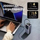 Повербанк 20000mAh 130W UGREEN Nexode TFT Display (1USB/2Type-C, 130W, PD3.0, QC4.0). Gray - зображення 8