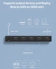 Спліттер HDMI розгалужувач UGREEN CM620 HDMI Splitter 1 In 4 Out (4K@30Hz). Black - зображення 5