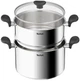 Набор Tefal Сковороды Ingenio Daily Chef 4 шт + Кастрюля с крышкой и паровой корзиной Primary 24 см 9 л + Измельчитель 5 Seconds 500 мл (L7629453+E3089514+K1330404) - изображение 12