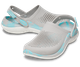Жіночі крокси Crocs Literide Clog 360 Pearl White/Multi (36-37, сірий) - зображення 1