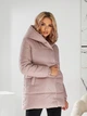 Женская зимняя куртка с капюшоном KHAN 01005 54 Бежевый ( KH - 01005/5 V ) - зображення 3