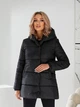 Женская зимняя куртка с капюшоном KHAN 01005 56 Черный (KH - 01005/1 V ) - изображение 8
