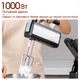 Міксер з чашею, Bitek Stand Mixer 1000 Вт міксер кухонний, ручний міксер, міксер планетарний з насадкою для замішування тіста, Чорний - зображення 7