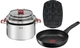 Набір Tefal Каструлі Opti'Space 6 шт + Сковорода Hard Titanium On 28 см + Деко PerfectBake с 10 формами 21х29 см (G720S674+G2880632+J5734502) - зображення 1