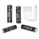 Акумулятори батарейки AA з USB Type-C 4255mWh 1.5V Li-ion (4 шт + кабель + кейс) Black (16219-4) - зображення 1