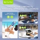 USB-хаб Bavin OTG-32 5 портів USB 3.0/TF/SD/Type-C/AUX 3.5 White - зображення 8