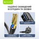 Сетевой фильтр-удлинитель Bavin PC2026Y 65W GaN Super Quick Charger QC4.0 + 2 PD3.0 Type-C + 2 USB-A 3A PPS + 2 AC 250V 2500W 1.5M Black (C-S-PC2026Y BK) - изображение 7