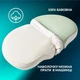 Подушка ортопедическая CloudTherapy 65х40х10 см IDEIA анатомическая с эффектом памяти для сна на боку, спине и животе, с наволочкой на молнии м’ята - изображение 4