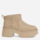 Женские угги низкие замшевые с мехом UGG Ultra Mini New Heights Sunwave 1168770 40 (9US) 26 см Бежевые (197634810393) - изображение 1