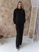 Джемпер женский ARTKNIT Katrin 2XL Черный (4823093455375) - изображение 3